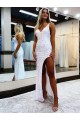 Mejores Color mostrado Cubierta Cuello en V Lentejuelas Terciopelo Largo Vestidos de fiesta