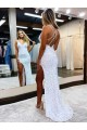 Mejores Color mostrado Cubierta Cuello en V Lentejuelas Terciopelo Largo Vestidos de fiesta