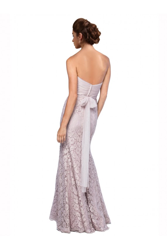 Mejores Sirena Cuello de Corazón Encaje Largo Vestidos de dama de honor / Vestidos de fiesta