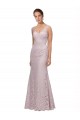 Mejores Sirena Cuello en V Cuello de Corazón Encaje Largo Vestidos de dama de honor / Vestidos de fiesta