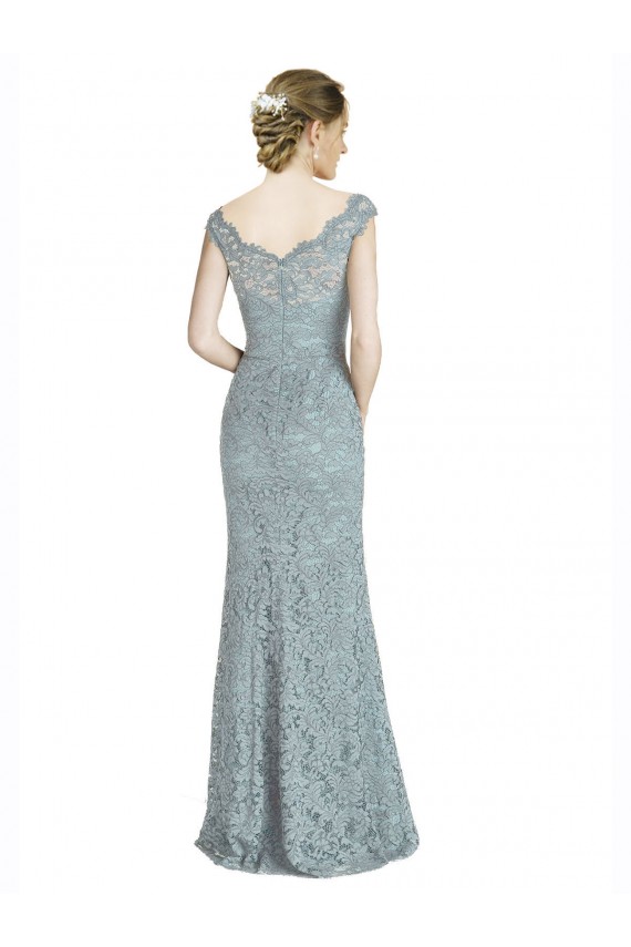 Mejores Sirena Hombros Descubiertos Encaje Largo Vestidos de dama de honor / Vestidos de fiesta