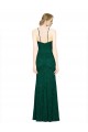 Mejores Verde oscuro Sirena Halter Cuello Alto Encaje Largo Vestidos de dama de honor / Vestidos de fiesta