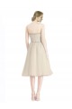 Mejores línea A Sin tirantes Cóctel Tul Corto Vestidos de dama de honor / Vestidos de cóctel / Vestidos para homecoming