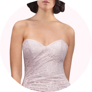 Mejores Cuello de Corazón Vestidos de dama de honor