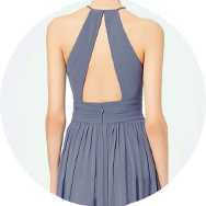 Mejores Keyhole Vestidos de dama de honor